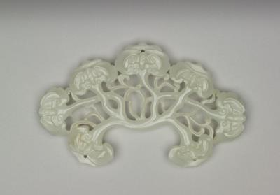 图片[3]-Jade spirit fungus with decoration for welcoming fortune, Qianlong reign (1736-1795), Qing dynasty-China Archive